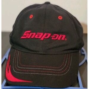 Snap-on Tools Cap Hat Men's One‎ Size Black Strapback